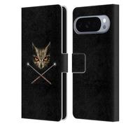 Head Case Designs Licenza Ufficiale Anne Stokes Cross Wands Gufi Custodia Portafoglio in Pelle Compatibile con Google Pixel 10 Pro XL