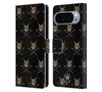 Head Case Designs Licenza Ufficiale Anne Stokes Cross Wands Patterns Gufi Custodia Portafoglio in Pelle Compatibile con Google Pixel 10 Pro XL
