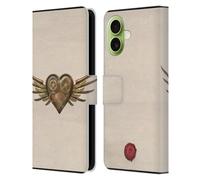 Head Case Designs Licenza Ufficiale Anne Stokes Cuore Alato Steampunk Custodia Portafoglio in Pelle Compatibile con Apple iPhone 17