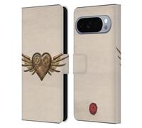 Head Case Designs Licenza Ufficiale Anne Stokes Cuore Alato Steampunk Custodia Portafoglio in Pelle Compatibile con Google Pixel 10 Pro XL