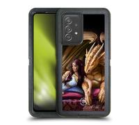 Head Case Designs Licenza Ufficiale Anne Stokes Drago del Sancta Sanctorum Personaggi Fantasy Custodia Antiurto Ultra Blindata Compatibile con Galaxy A52 / A52s / 5G (2021)