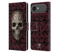 Head Case Designs Licenza Ufficiale Anne Stokes Drago girandola Pattern Teschio Orientale Custodia Portafoglio in Pelle Compatibile con Apple iPhone 17 Air