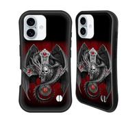 Head Case Designs Licenza Ufficiale Anne Stokes Drago Gotico Tribale Custodia Cover Ibrida Compatibile con Apple iPhone 16
