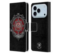 Head Case Designs Licenza Ufficiale Anne Stokes Dragon Crest Fuoco Tribale Custodia Portafoglio in Pelle Compatibile con Apple iPhone 17 PRO