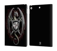 Head Case Designs Licenza Ufficiale Anne Stokes Dragon Defender Mescola Fantasy Art Custodia Portafoglio in Pelle Compatibile con Apple iPad 10.2 2019/2020/2021