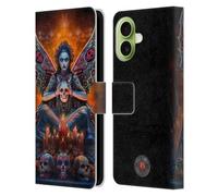 Head Case Designs Licenza Ufficiale Anne Stokes Fatina del Teschio Mescola Fantasy Art Custodia Portafoglio in Pelle Compatibile con Apple iPhone 17