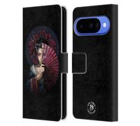Head Case Designs Licenza Ufficiale Anne Stokes Geisha Teschio Orientale Custodia Portafoglio in Pelle Compatibile con Google Pixel 10