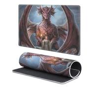 Head Case Designs Licenza Ufficiale Anne Stokes Guardiano Drachenkunst 9.84 x 11.81 x 0.12 Inches (250 x 300 mm) - S Tappetino per Mouse E Scrivania da Ufficio per Giochi Tastiera PC
