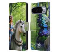 Head Case Designs Licenza Ufficiale Anne Stokes I Regni Creature Mitiche Custodia Portafoglio in Pelle Compatibile con Google Pixel 10 Pro XL