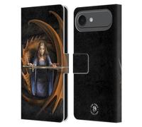 Head Case Designs Licenza Ufficiale Anne Stokes La verità Draghi 5 Custodia Portafoglio in Pelle Compatibile con Apple iPhone 17 Air