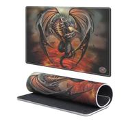 Head Case Designs Licenza Ufficiale Anne Stokes Lava Drachenkunst 9.84 x 11.81 x 0.12 Inches (250 x 300 mm) - S Tappetino per Mouse E Scrivania da Ufficio per Giochi Tastiera PC