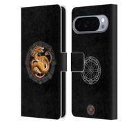 Head Case Designs Licenza Ufficiale Anne Stokes Litha solstizio d'estate Draghi dei Sabbat Custodia Portafoglio in Pelle Compatibile con Google Pixel 10 Pro XL