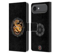 Head Case Designs Licenza Ufficiale Anne Stokes Litha solstizio d'Estate Draghi dei Sabbat Custodia Portafoglio in Pelle Compatibile con Apple iPhone 17 Air