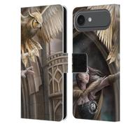 Head Case Designs Licenza Ufficiale Anne Stokes Messenger Gufi Custodia Portafoglio in Pelle Compatibile con Apple iPhone 17 Air