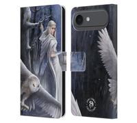Head Case Designs Licenza Ufficiale Anne Stokes Midnight Messenger Gufi Custodia Portafoglio in Pelle Compatibile con Apple iPhone 17 Air
