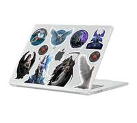 Head Case Designs Licenza Ufficiale Anne Stokes Mythical Creatures Fantasy Art Collection Custodia Trasparente con Glitter Compatibile con MacBook Air 13.6" M2 A2681/M3 A3113/M4 A3240 2022/2024/2025