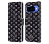Head Case Designs Licenza Ufficiale Anne Stokes Pannter Teschio Cuori Neri Custodia Portafoglio in Pelle Compatibile con Google Pixel 10