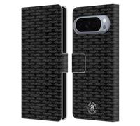 Head Case Designs Licenza Ufficiale Anne Stokes Pattern Rose Gotiche Cuori Neri Custodia Portafoglio in Pelle Compatibile con Google Pixel 10 Pro XL