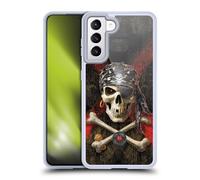 Head Case Designs Licenza Ufficiale Anne Stokes Pirata Teschio Custodia in Gel [Protezione di Grado Militare] Compatibile con Samsung Galaxy S21 5G E Compatibile con MagSafe