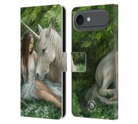 Head Case Designs Licenza Ufficiale Anne Stokes Puro di Cuore Creature Mitiche Custodia Portafoglio in Pelle Compatibile con Apple iPhone 17 Air
