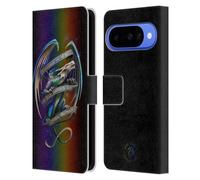 Head Case Designs Licenza Ufficiale Anne Stokes Sopravvivere Alla Realtà Fantasia Drago Custodia Portafoglio in Pelle Compatibile con Google Pixel 10