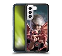 Head Case Designs Licenza Ufficiale Anne Stokes Stirpe del Drago Amicizia di Drago Custodia Antiurto Ultra Blindata Compatibile con Samsung Galaxy S21 5G