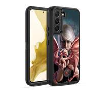 Head Case Designs Licenza Ufficiale Anne Stokes Stirpe del Drago Amicizia di Drago Custodia Antiurto Ultra Blindata Compatibile con Samsung Galaxy S22 5G