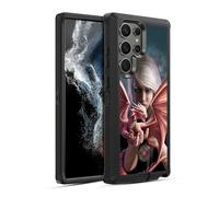 Head Case Designs Licenza Ufficiale Anne Stokes Stirpe del Drago Amicizia di Drago Custodia Antiurto Ultra Blindata Compatibile con Samsung Galaxy S22 Ultra 5G