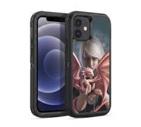 Head Case Designs Licenza Ufficiale Anne Stokes Stirpe del drago Amicizia Di Drago Custodia Antiurto Ultra Blindata compatibile con Apple iPhone 12 / iPhone 12 Pro