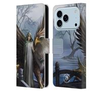 Head Case Designs Licenza Ufficiale Anne Stokes Tranquillità Creature Mitiche Custodia Portafoglio in Pelle Compatibile con Apple iPhone 17 PRO
