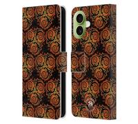 Head Case Designs Licenza Ufficiale Anne Stokes Triple Dragon Pattern Fuoco Tribale Custodia Portafoglio in Pelle Compatibile con Apple iPhone 17