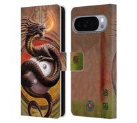 Head Case Designs Licenza Ufficiale Anne Stokes Yin Yang Protettore Dragoni Custodia Portafoglio in Pelle Compatibile con Google Pixel 10 Pro XL