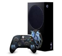 Head Case Designs Licenza Ufficiale Anne Stokes Yule Solstizio d'inverno Draghi dei Sabbat Console Da Gioco Wrap E Pelle Per Controller Compatibile con Xbox Series S Console & Controller Bundle