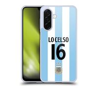 Head Case Designs Licenza Ufficiale Argentina National Football Team Giovani Lo Celso Divisa Casa Giocatore 2024/25 2° Gruppo Custodia in Gel [Grado Militare] Compatibile con Samsung Galaxy A26 5G
