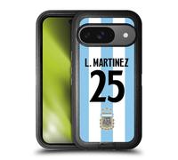 Head Case Designs Licenza Ufficiale Argentina National Football Team Lisandro Martínez 2024/25 Player Home Kit 1st Group Custodia Antiurto Ultra Blindata Compatibile con Google Pixel 9 / Pixel 9 PRO