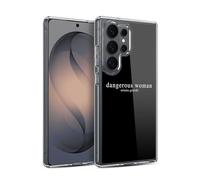 Head Case Designs Licenza Ufficiale Ariana Grande Testo Donna Pericolosa Custodia in Gel [Protezione di Grado Militare] Compatibile con Samsung Galaxy S26 Ultra