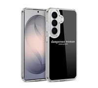 Head Case Designs Licenza Ufficiale Ariana Grande Testo Donna Pericolosa Custodia in Gel [Protezione di Grado Militare] Compatibile con Samsung Galaxy S26 Plus