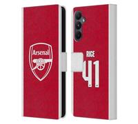 Head Case Designs Licenza Ufficiale Arsenal FC Declan Rice 2025/26 Giocatori Home Kit Custodia Portafoglio in Pelle Compatibile con Samsung Galaxy A05s