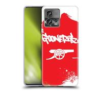 Head Case Designs Licenza Ufficiale Arsenal FC Gunners Arte Graffiti Custodia in Gel [Protezione di Grado Militare] Compatibile con Motorola Moto Edge 30 Fusion