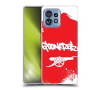 Head Case Designs Licenza Ufficiale Arsenal FC Gunners Arte Graffiti Custodia in Gel [Protezione di Grado Militare] Compatibile con Moto Edge 40 PRO/Plus 2023