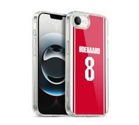 Head Case Designs Licenza Ufficiale Arsenal FC Martin Ødegaard 2026/27 Players Home Kit 1st Group Custodia in Gel Compatibile Con Apple iPhone 16e / iPhone 17e E Compatibile Con MagSafe