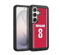 Head Case Designs Licenza Ufficiale Arsenal FC Martin Ødegaard Kit Casa Giocatori 2026/27 1º Gruppo Custodia Antiurto Ultra Blindata compatibile con Samsung Galaxy S26
