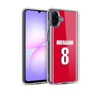 Head Case Designs Licenza Ufficiale Arsenal FC Martin Ødegaard Kit Casa Giocatori 2026/27 1º Gruppo Custodia in Gel [Grado Militare] Compatibile Con Samsung Galaxy A07 4G E Compatibile Con MagSafe