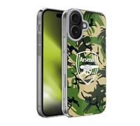 Head Case Designs Licenza Ufficiale Arsenal FC Motivo Distruttivo Mimetico Logos Custodia in Gel [Protezione di Grado Militare] Compatibile con Apple iPhone 17
