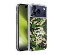Head Case Designs Licenza Ufficiale Arsenal FC Motivo Distruttivo Mimetico Logos Custodia in Gel [Protezione di Grado Militare] Compatibile con Apple iPhone 17 PRO