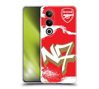 Head Case Designs Licenza Ufficiale Arsenal FC N7 Arte Graffiti Custodia in Gel [Protezione di Grado Militare] Compatibile con OnePlus Ace 3V 5G