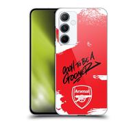 Head Case Designs Licenza Ufficiale Arsenal FC Oh To Be Arte Graffiti Custodia Cover Dura per Parte Posteriore Compatibile con Samsung Galaxy A55 5G