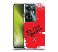 Head Case Designs Licenza Ufficiale Arsenal FC Oh To Be Arte Graffiti Custodia in Gel [Protezione di Grado Militare] Compatibile con Oppo Reno11 F 5G / F25 PRO 5G