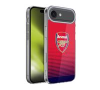 Head Case Designs Licenza Ufficiale Arsenal FC Sbiadito Stemma 2 Custodia in Gel [Protezione di Grado Militare] Compatibile con Apple iPhone 17 Air
