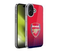 Head Case Designs Licenza Ufficiale Arsenal FC Sbiadito Stemma 2 Custodia in Gel [Protezione di Grado Militare] Compatibile con Apple iPhone 17